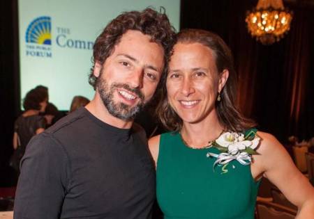 Sergey brin with Anne 